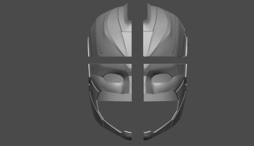 Captain Marvel helmet - Fan Art for cosplay 3D print model 3D Print 253994