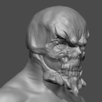 Ainz Ooal Gown Mask from OverLord - Fan Art for cosplay - Thumbnail 4