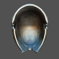 Lich king helmet Fan Art - 3d print -3D print model - Thumbnail 4