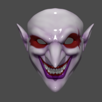 Shaco mask 3D Printable 3D print model  - Thumbnail 1
