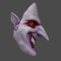 Shaco mask 3D Printable 3D print model  - Thumbnail 4