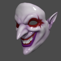 Shaco mask 3D Printable 3D print model  - Thumbnail 6