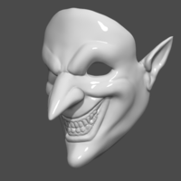 Shaco mask 3D Printable 3D print model  - Thumbnail 7