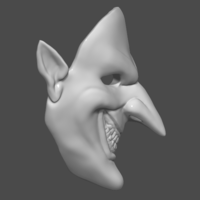 Shaco mask 3D Printable 3D print model  - Thumbnail 8