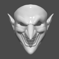 Shaco mask 3D Printable 3D print model  - Thumbnail 9