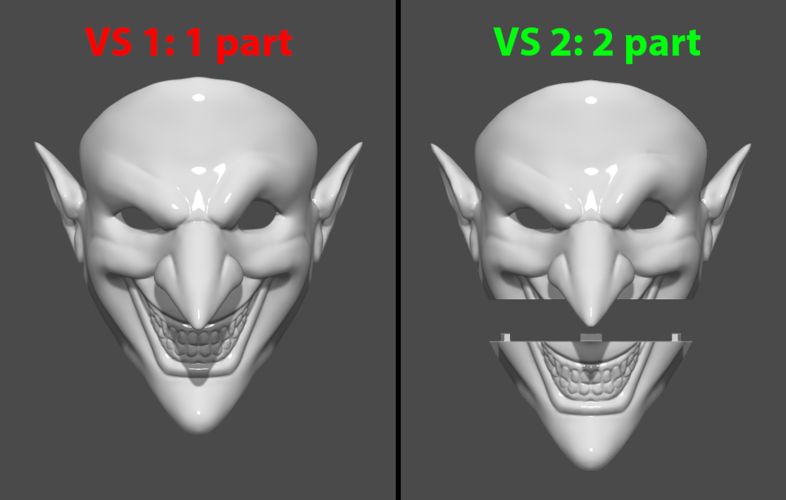 Shaco mask 3D Printable 3D print model  3D Print 254023