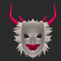 Mask Wolf - Devil Maskmask for cosplay 3D - Thumbnail 3