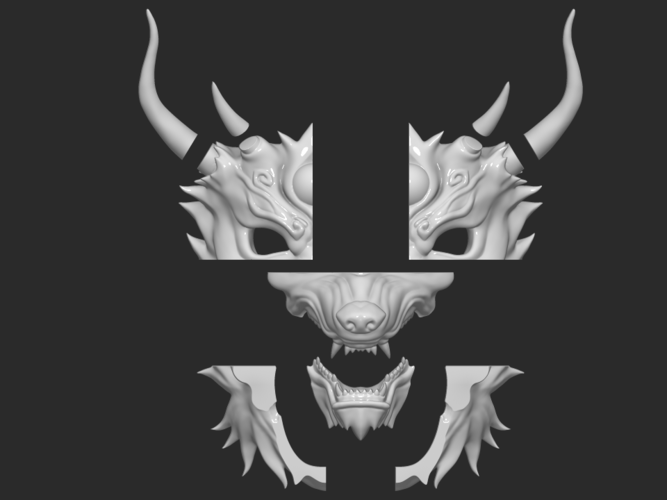 Mask Wolf - Devil Maskmask for cosplay 3D 3D Print 254037