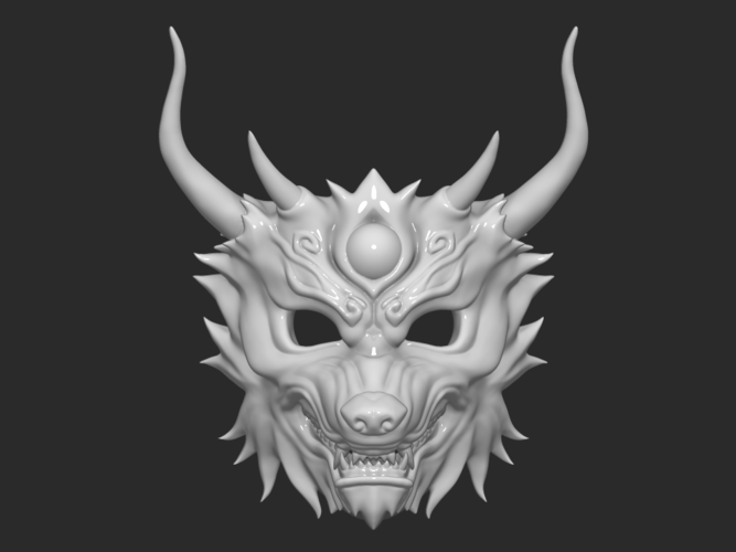 Mask Wolf - Devil Maskmask for cosplay 3D 3D Print 254039