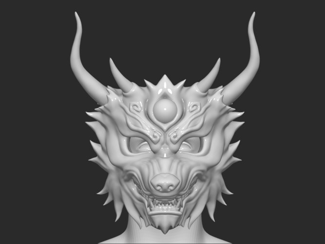 Mask Wolf - Devil Maskmask for cosplay 3D 3D Print 254040