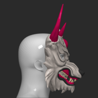 Mask Wolf - Devil Maskmask for cosplay 3D - Thumbnail 9