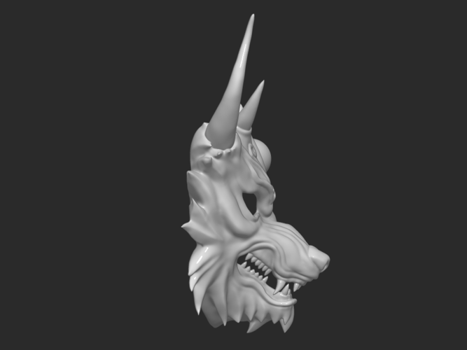 Mask Wolf - Devil Maskmask for cosplay 3D 3D Print 254042