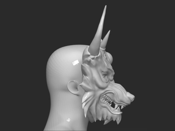 Mask Wolf - Devil Maskmask for cosplay 3D 3D Print 254043