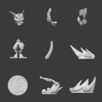 Pokemon Greninja Kakashi 3D Printable Figure - Thumbnail 1