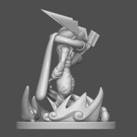 Pokemon Greninja Kakashi 3D Printable Figure - Thumbnail 3