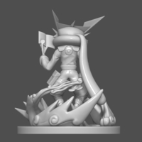 Pokemon Greninja Kakashi 3D Printable Figure - Thumbnail 4