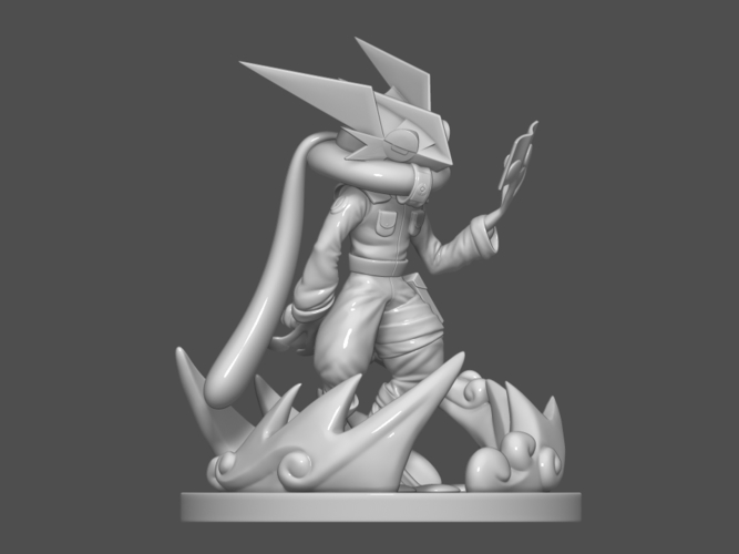 Pokemon Greninja Kakashi 3D Printable Figure 3D Print 254058