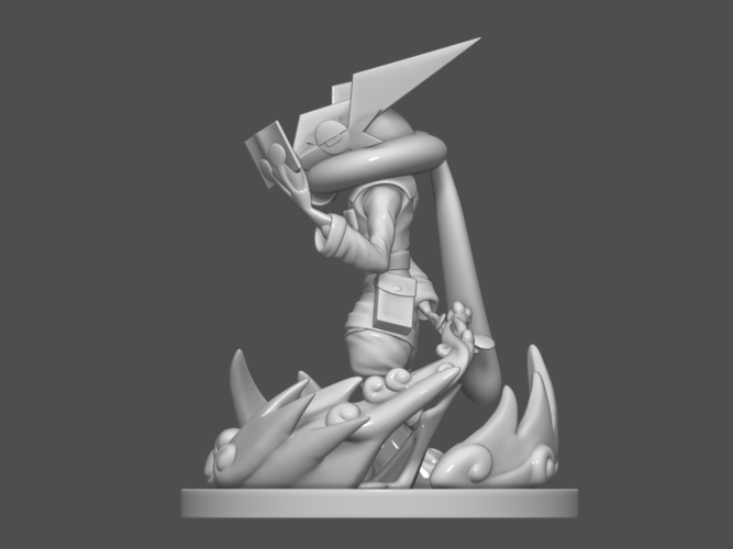 Pokemon Greninja Kakashi 3D Printable Figure 3D Print 254059