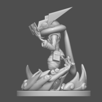 Pokemon Greninja Kakashi 3D Printable Figure - Thumbnail 6