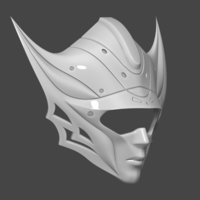 Princess Kushana Mask Cosplay 3D print model - Thumbnail 4