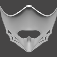 Princess Kushana Mask Cosplay 3D print model - Thumbnail 5