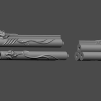 Vincent valentine cerberus gun from Final Fantasy - Fan Art - Thumbnail 2