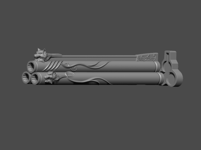 Vincent valentine cerberus gun from Final Fantasy - Fan Art 3D Print 254071