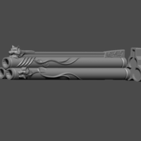 Vincent valentine cerberus gun from Final Fantasy - Fan Art - Thumbnail 3