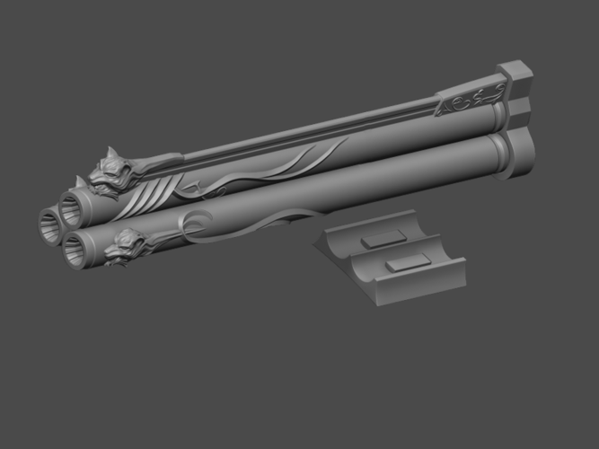 Vincent valentine cerberus gun from Final Fantasy - Fan Art 3D Print 254072