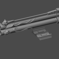 Vincent valentine cerberus gun from Final Fantasy - Fan Art - Thumbnail 4