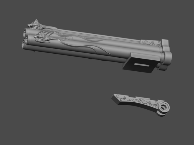 Vincent valentine cerberus gun from Final Fantasy - Fan Art 3D Print 254073