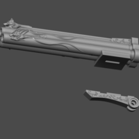 Vincent valentine cerberus gun from Final Fantasy - Fan Art - Thumbnail 5