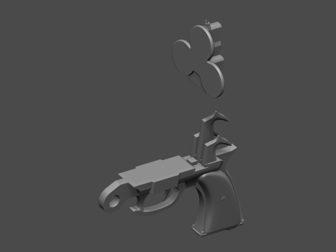 Vincent valentine cerberus gun from Final Fantasy - Fan Art 3D Print 254075