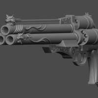 Vincent valentine cerberus gun from Final Fantasy - Fan Art - Thumbnail 14