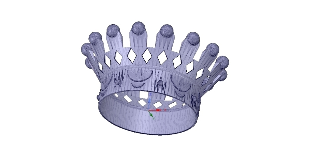 emperor crown of 3d printer for 3d-print and cnc 3D Print 254174