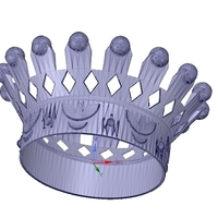 emperor crown of 3d printer for 3d-print and cnc - Thumbnail 4