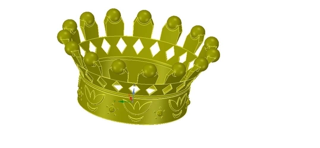emperor crown of 3d printer for 3d-print and cnc 3D Print 254175