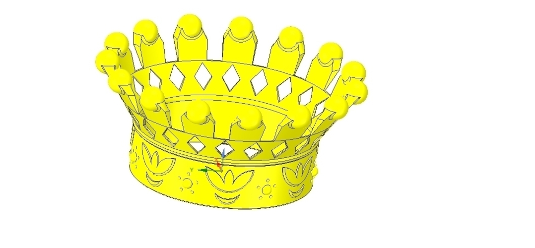 emperor crown of 3d printer for 3d-print and cnc 3D Print 254176