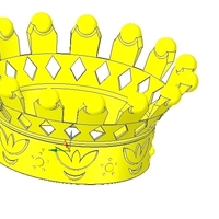 emperor crown of 3d printer for 3d-print and cnc - Thumbnail 6