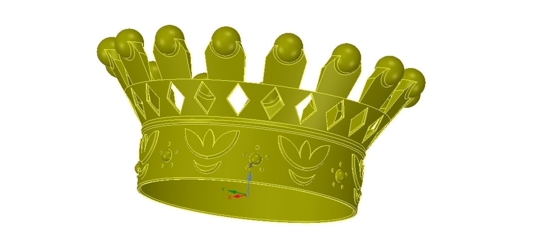 emperor crown of 3d printer for 3d-print and cnc 3D Print 254177