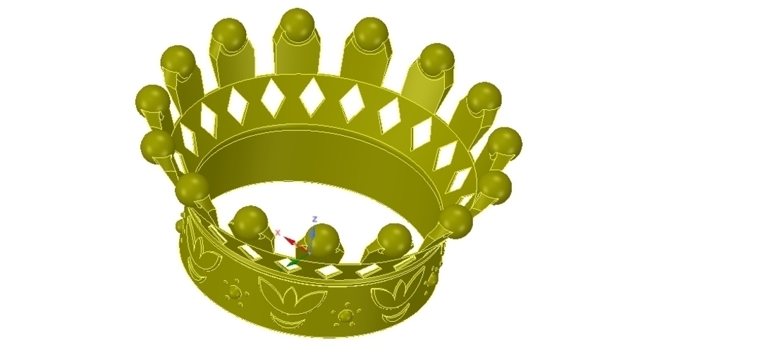emperor crown of 3d printer for 3d-print and cnc 3D Print 254178