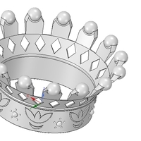emperor crown of 3d printer for 3d-print and cnc - Thumbnail 9