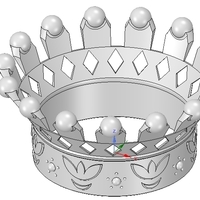 emperor crown of 3d printer for 3d-print and cnc - Thumbnail 10