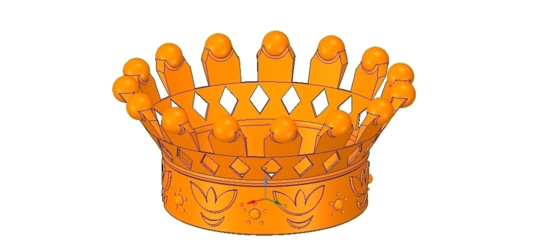 emperor crown of 3d printer for 3d-print and cnc 3D Print 254183
