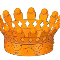 emperor crown of 3d printer for 3d-print and cnc - Thumbnail 13