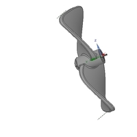 turbine propeller screw 3d-print and cnc - Thumbnail 1