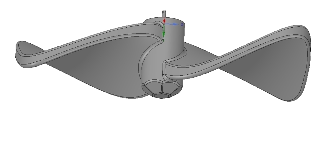 turbine propeller screw 3d-print and cnc 3D Print 254225