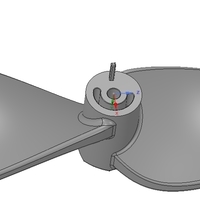 turbine propeller screw 3d-print and cnc - Thumbnail 3