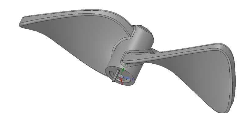 turbine propeller screw 3d-print and cnc