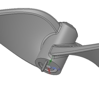 Small turbine propeller screw 3d-print and cnc 3D Printing 254228